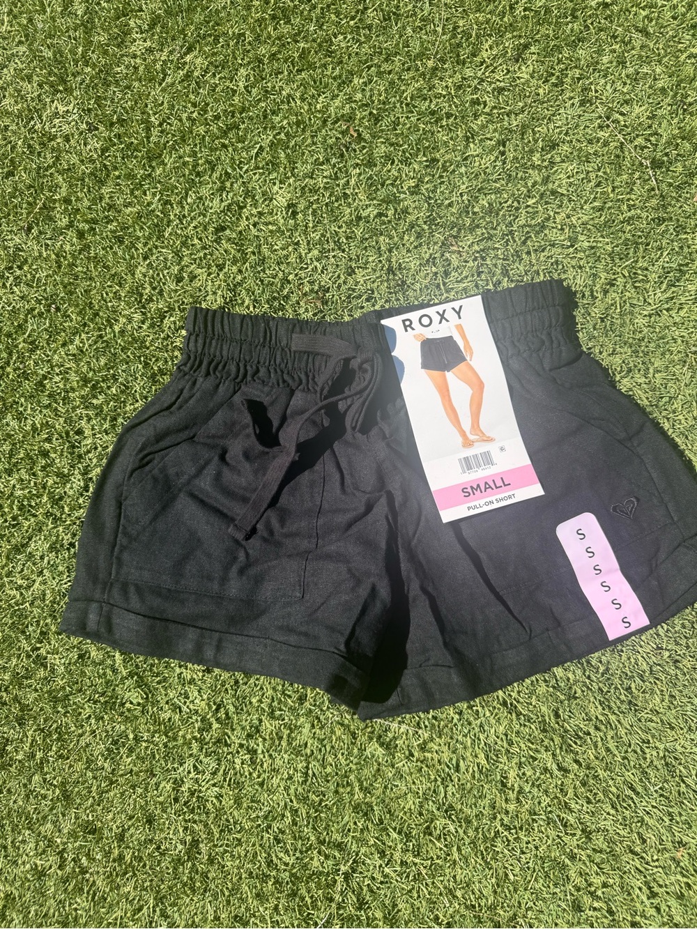 Roxy Women’s Black Athletic Pull-On Shorts